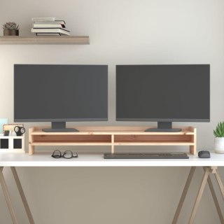  Podstawka na monitor, 100x24x16 cm, lite drewno sosnowe Lumarko!