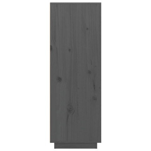  Szafka, szara, 60x40x116,5 cm, lite drewno sosnowe Lumarko!