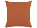  Bawełniana poduszka dekoracyjna geometryczny wzór 45 x 45 cm pomarańczowa LEWISIA Lumarko!