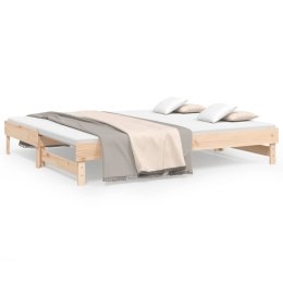  Łóżko rozsuwane, 2x(100x200) cm, lite drewno sosnowe Lumarko!