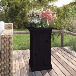  Podstawka na kwiaty, czarny 40x40x60 cm, lite drewno sosnowe Lumarko!