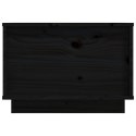  Stolik kawowy, czarny, 40x50x35 cm, lite drewno sosnowe Lumarko!