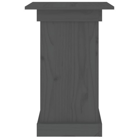  Podstawka na kwiaty, szary 40x40x60 cm, lite drewno sosnowe Lumarko!
