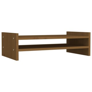  Podstawka na monitor, miodowy brąz, 50x27x15 cm, lita sosna Lumarko!