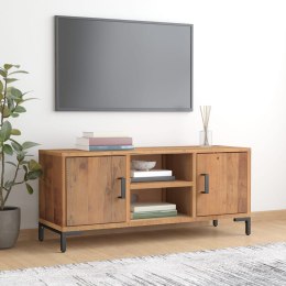  Szafka pod telewizor, brązowa, 110x35x48 cm, sosna z odzysku Lumarko!