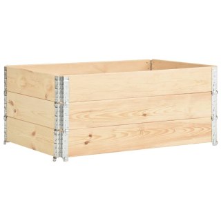  Nadstawki paletowe, 3 szt., 100x150 cm, lite drewno sosnowe Lumarko!