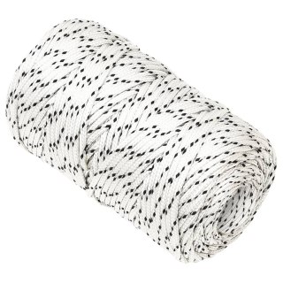 Pleciona linka żeglarska, biała, 2 mm x 100 m, poliester Lumarko!