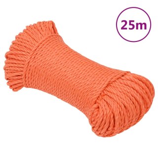 Linka robocza, pomarańczowa, 8 mm, 25 m, polipropylen Lumarko!