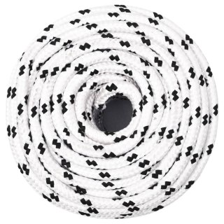  Pleciona linka żeglarska, biała, 10mm x 25 m, poliester Lumarko!