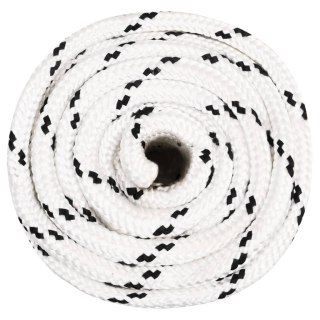  Pleciona linka żeglarska, biała, 16mm x 25 m, poliester Lumarko!