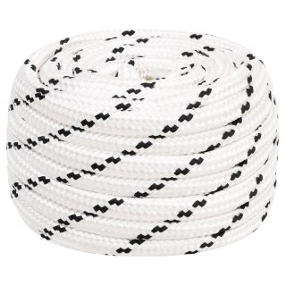  Pleciona linka żeglarska, biała, 18 mm x 25 m, poliester Lumarko!