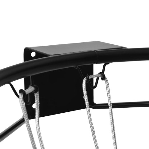  Obręcz do koszykówki, czarna, 45 cm, stalowa Lumarko!