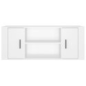  Szafka pod TV, biała, 100x35x40 cm, materiał drewnopochodny Lumarko!