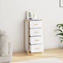  Wysoka szafka, biała, 42x38x90, materiał drewnopochodny Lumarko!