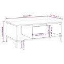  Stolik kawowy, dąb sonoma 90x50x36,5 cm materiał drewnopochodny Lumarko!