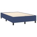  Łóżko kontynentalne z materacem, niebieskie 120x200 cm, tkanina Lumarko!