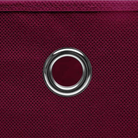  Pudełka z włókniny, 4 szt., 28x28x28 cm, ciemnoczerwone Lumarko!