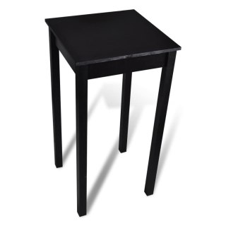  Stolik barowy z MDF, czarny, 55 x 55 x 107 cm Lumarko!