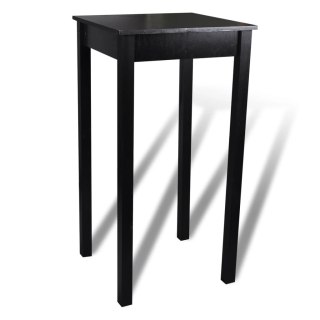  Stolik barowy z MDF, czarny, 55 x 55 x 107 cm Lumarko!