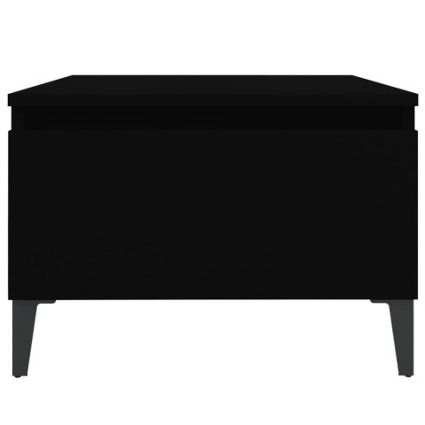  Stoliki boczne, 2 szt., czarne, 50x46x35 cm Lumarko!