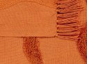 Bawełniany koc 125 x 150 cm pomarańczowy KHARI Lumarko!