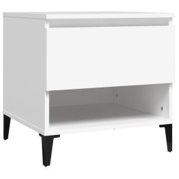  Stolik boczny, biały, 50x46x50 cm, materiał drewnopochodny Lumarko!