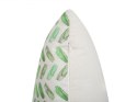  Poduszka dekoracyjna 45 x 45 cm zielono-biała PRUNUS Lumarko!