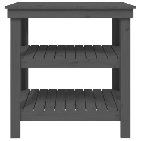  Stolik roboczy, szary, 78,5x50x80 cm, lite drewno sosnowe Lumarko!