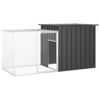  Klatka dla królików, antracyt, 200x91x100cm, galwanizowana stal  Lumarko!