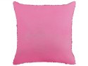  Poduszka dekoracyjna bawełniana tuftowana 45 x 45 cm różowa RHOEO Lumarko!