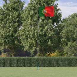  Flaga Portugalii z masztem, 6,23 m, aluminium  Lumarko!