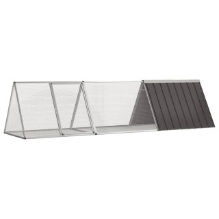  Klatka dla królików, antracytowa, 302,5x80,5x71 cm, stal  Lumarko!