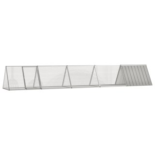  Klatka dla królików, szara, 504,5 x 80,5 x 71 cm, stal  Lumarko!