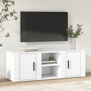 Szafka pod TV, biała, 100x31,5x35 cm, materiał drewnopochodny Lumarko!