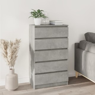  Komoda, szarość betonu, 60x36x103 cm, materiał drewnopochodny Lumarko!