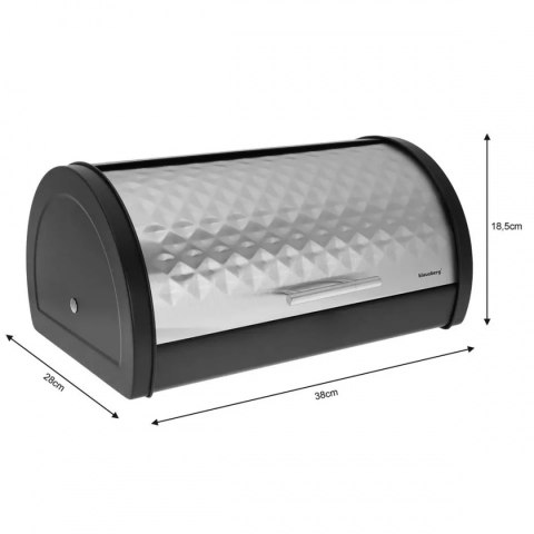 CHLEBAK STALOWY POKRYWĄ DIAMOND KLAUSBERG KB-7454 Lumarko!