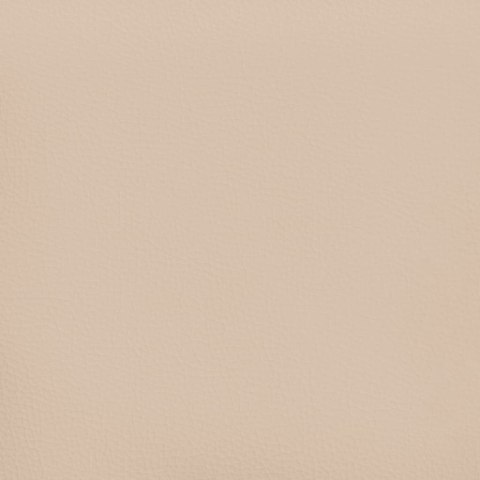  Łóżko kontynentalne, cappuccino, 80x200 cm obite sztuczną skórą Lumarko!