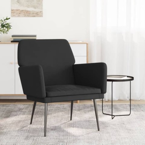 Fotel, czarny, 62x79x79 cm, obity aksamitem  Lumarko!