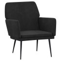  Fotel, czarny, 62x79x79 cm, obity aksamitem  Lumarko!
