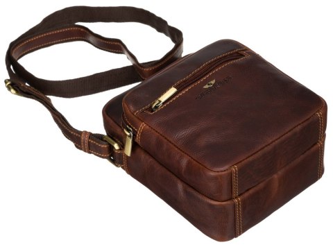 Pojemna, Skórzana Torba Męska Z Kieszeniami Lumarko!