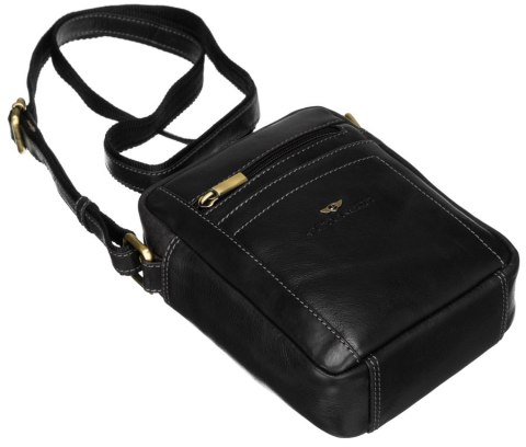 Skórzana torba męska do pracy — Peterson Lumarko!