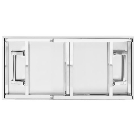  Kuchenny stół roboczy z półką, 120x60x145 cm, stal nierdzewna  Lumarko!