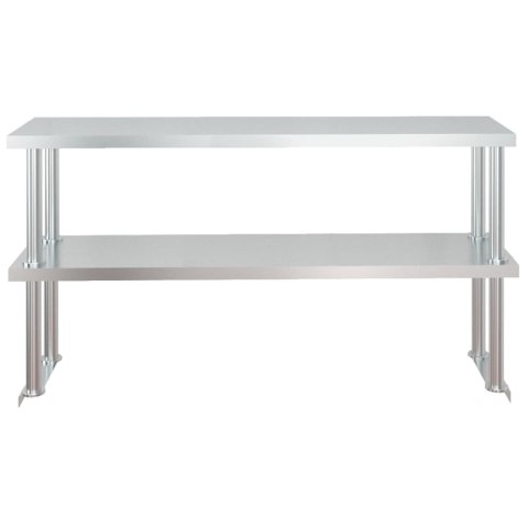  Kuchenny stół roboczy z półką, 120x60x145 cm, stal nierdzewna  Lumarko!