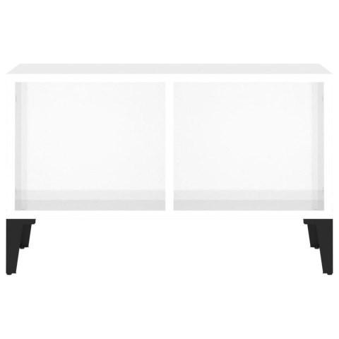  Stolik kawowy, biały o wysokim połysku, 60x50x36,5 cm  Lumarko!