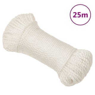  Linka robocza, biała, 8 mm, 25 m, polipropylen  Lumarko!