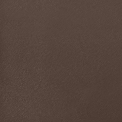  Łóżko kontynentalne, brązowe, 80x200 cm, obite sztuczną skórą  Lumarko!