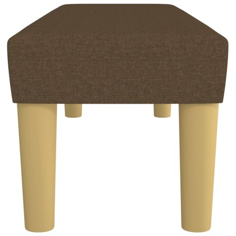  Ławka, ciemnobrązowa, 100x30x30 cm, tapicerowana tkaniną  Lumarko!