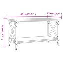  Stolik kawowy, czarny, 80x45x45 cm  Lumarko!