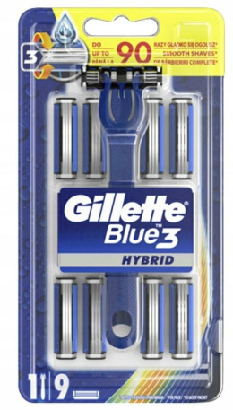 Gillette Blue 3 Hybrid Maszynka + 9 Wkładów...