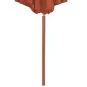Parasol ogrodowy na drewnianym słupku, 300 cm, terakota Lumarko!